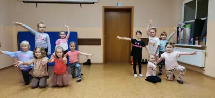 Zajęcia grupy tanecznej Talencik