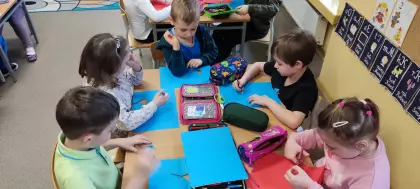 Zajęcia w przedszkolu.