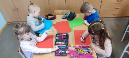 Dzieci w przedszkolu.