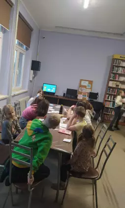 Zajęcia literacko plastyczne.