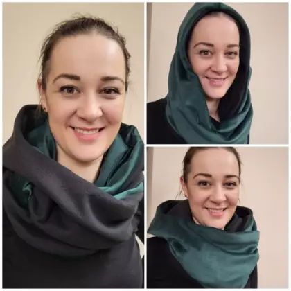 Warsztaty szycia w bibliotece w Pawonkowie