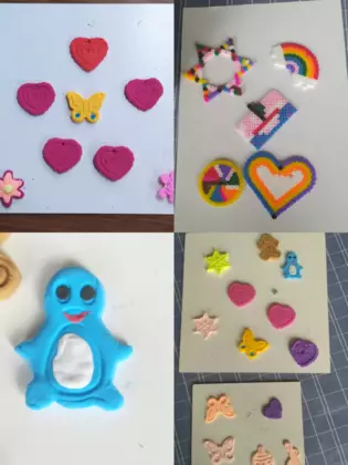 Prace plastyczne dzieci.