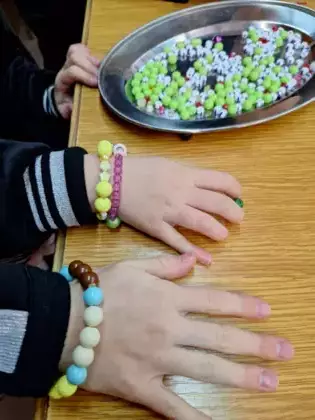 Zdjęcie bransoletek.