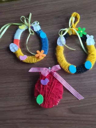 Prace przedstawiające wielkanocne jajko