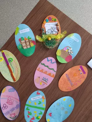 Pisanki wielkanocne.