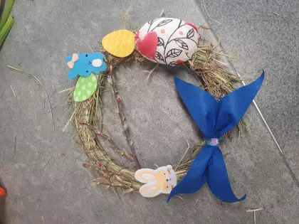 Wianek wielkanocny.