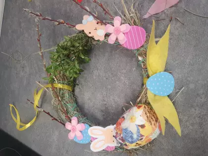 Wianek wielkanocny.