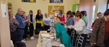 Wspólne zdjęcie po skończonym spotkaniu autorskim.