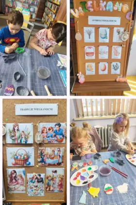 Wielkanocne zajęcia literacko-plastyczne w Gwoździanach