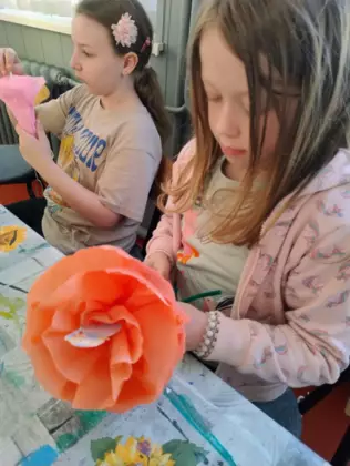 Zajęcia literacko-plastyczne w Łagiewnikach Małych