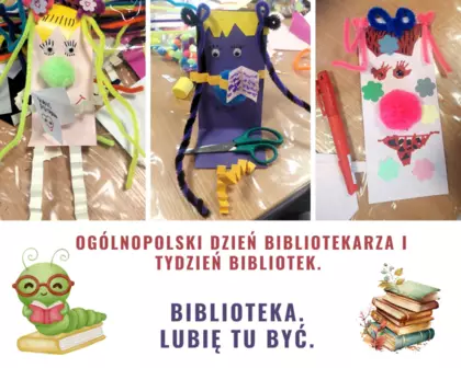 Mole książkowe zrobione przez uczestników zajęć.