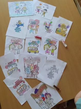 Pokolorowane obrazki