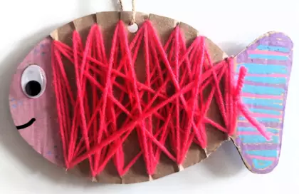 Praca plastyczna - rybka.