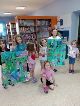 Zajęcia literacko-plastyczne w Lisowicach