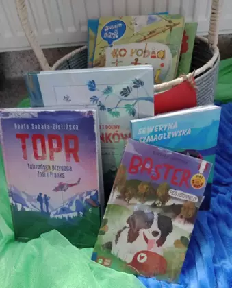 Książki, które zostały wykorzystane podczas zajęć.