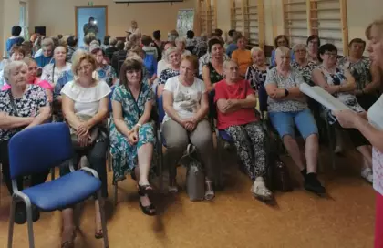 Wspólne zdjęcie po spotkaniu autorskim.