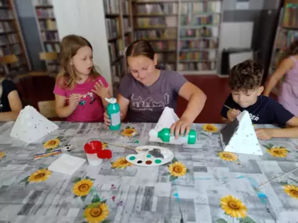 Zajęcia literacko-plastyczne w Łagiewnikach Małych