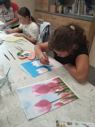 Trzeci tydzień wakacyjnych zajęć w Bibliotece w Pawonkowie