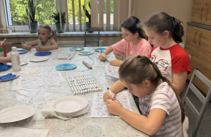 Mój podwodny świat - zajęcia literacko-plastyczne w Pawonkowie