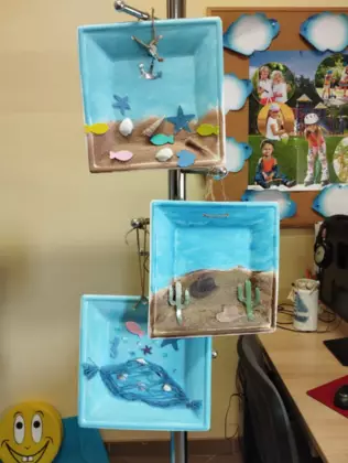 Prace plastyczne dzieci.