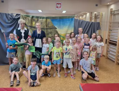 Wspóne zdjęcie po skończonym spektaklu.