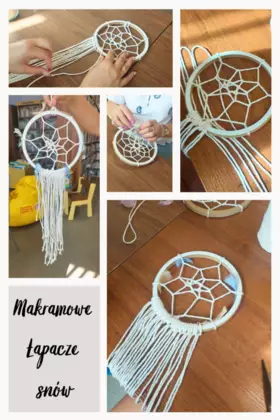 Makramowe łapacze snów w Gwoździanach