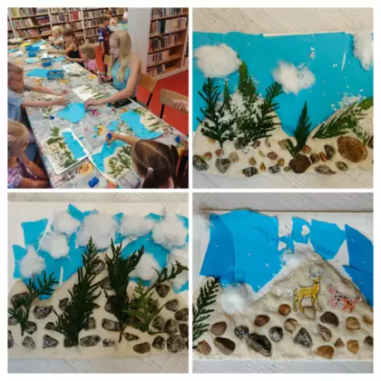 Zdjęcia gór z masy solnej.