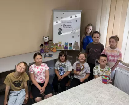 Przedostatni tydzień wakacyjnych spotkań w Bibliotece w Pawonkowie