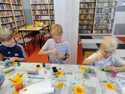 Zajęcia literacko-plastyczne w Łagiewnikach Małych