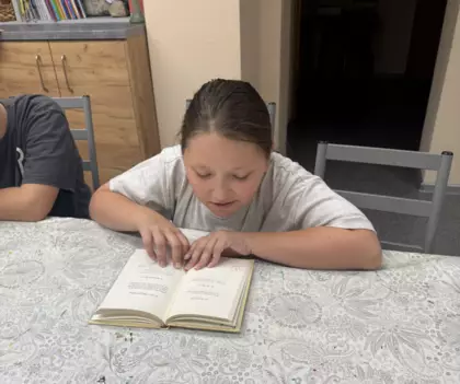 Narodowe Czytanie w Bibliotece w Pawonkowie - zajęcia literacko-plastyczne