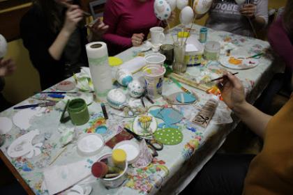 Pracownia malowana sowa