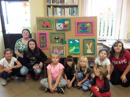 Wakacje w bibliotece w kośmidrach