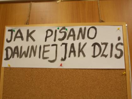 Jak pisano dawniej jak dziś -lekcja biblioteczna w filii w łagiewnikach małych