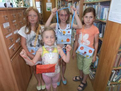 Wakacje w bibliotece w pawonkowie