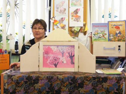 Teatrzyk kamishibai w łagiewnikach małych