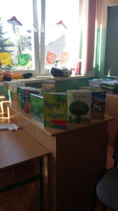 Lekcja biblioteczna w gwoździanach