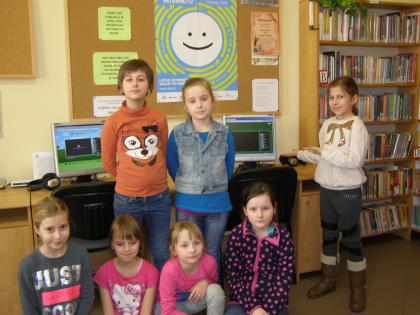 Dzień bezpiecznego internetu w bibliotece w kośmidrach