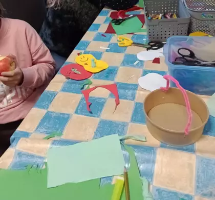 Krótka przerwa na jabłko.