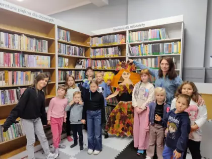 Wspólne zdjęcie dzieci po zajęciach.