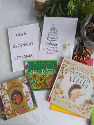 Gwoździany-zajęcia z okazji Dnia Głośnego Czytania