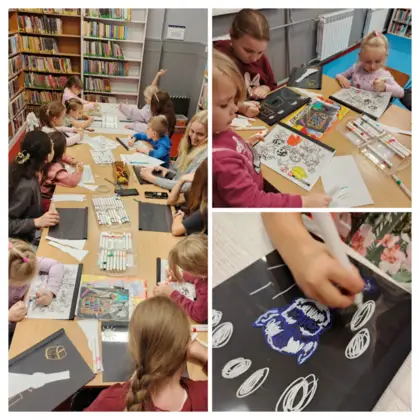 Magiczna Noc Bibliotek w Łagiewnikach Małych