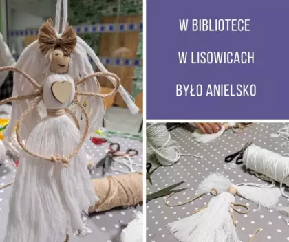 Wyjątkowe makramowe aniołki.