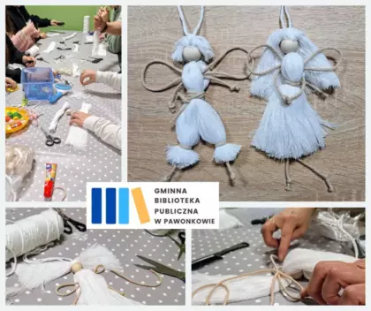 Kolaż zdjęć przedstawiający zrobione przez uczestników