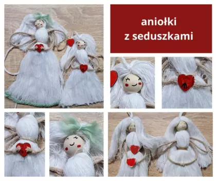 Kolaż zdjęć przedstawiający zrobione przez uczestników