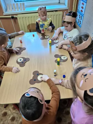 Misiowa praca plastyczna.