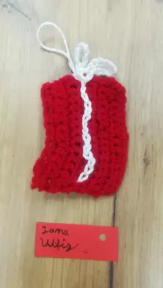 Szydełkowe ozdoby wykonane na zajęciach