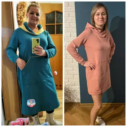 Kolaż zdjęć z warsztatów szycia.