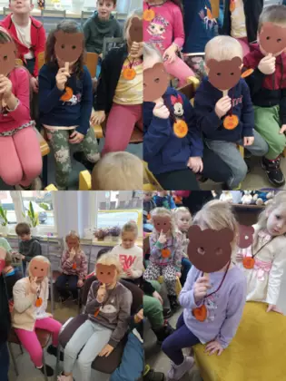 Kolaż zdjęć z zajęć.