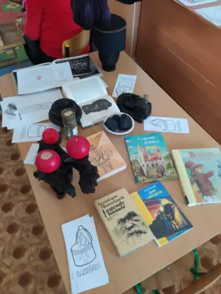 Książki i akcesoria górnicze.