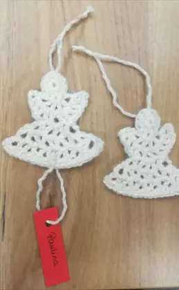 Szydełkowe ozdoby wykonane na zajęciach
